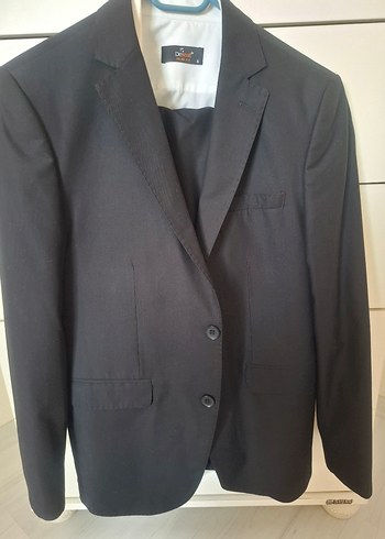 Siyah Modern Klasik Erkek Takım Elbise - Görsel 3