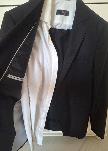 Siyah Modern Klasik Erkek Takım Elbise - Görsel 2