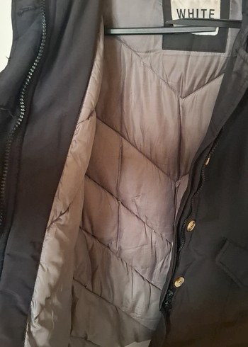 Düğmeli Gri Midi Erkek Kışlık Ceket - Görsel 2