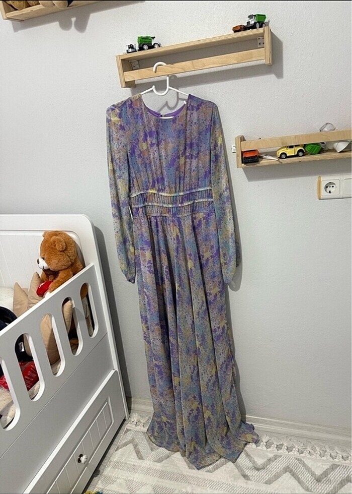 YAZLIK EFİL EFİL DAVET DÜĞÜN ELBİSESİ - Görsel 5