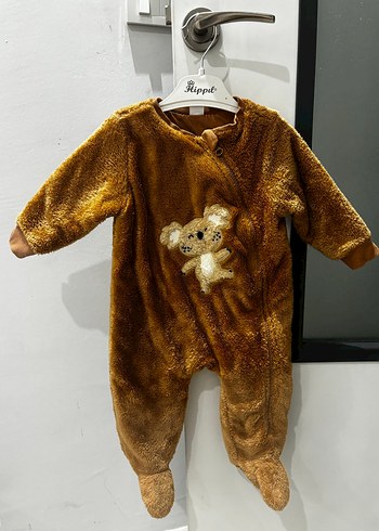 Kahverengi Erkek Bebek Kürklü Tulum - Görsel 2