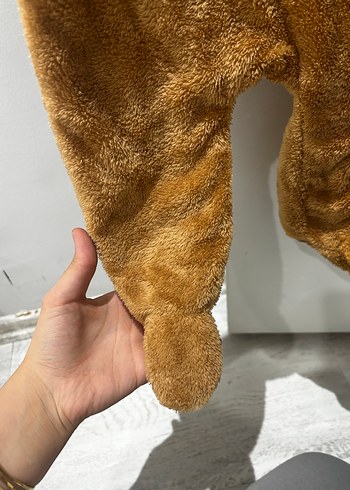 Kahverengi Erkek Bebek Kürklü Tulum - Görsel 7