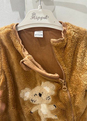 Kahverengi Erkek Bebek Kürklü Tulum - Görsel 3