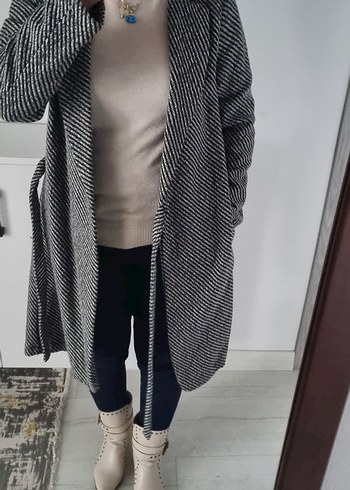 Desenli Uzun Kaban - Görsel 6