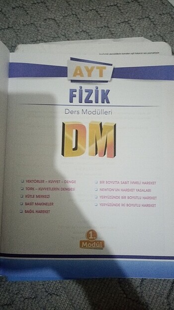  Beden sonuç yayınları ayt fizik modülleri 