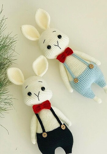 Amigurumi uyku tavşanı
