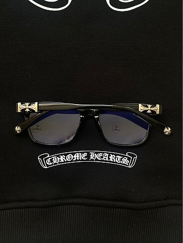  Beden siyah Renk chrome hearts gözlük