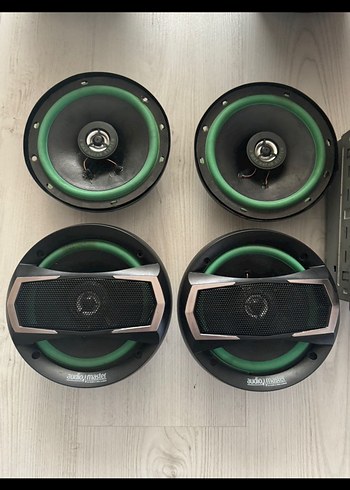 Yeşil Halkalı 4 Parça Müzik Sistemi Hoparlörü