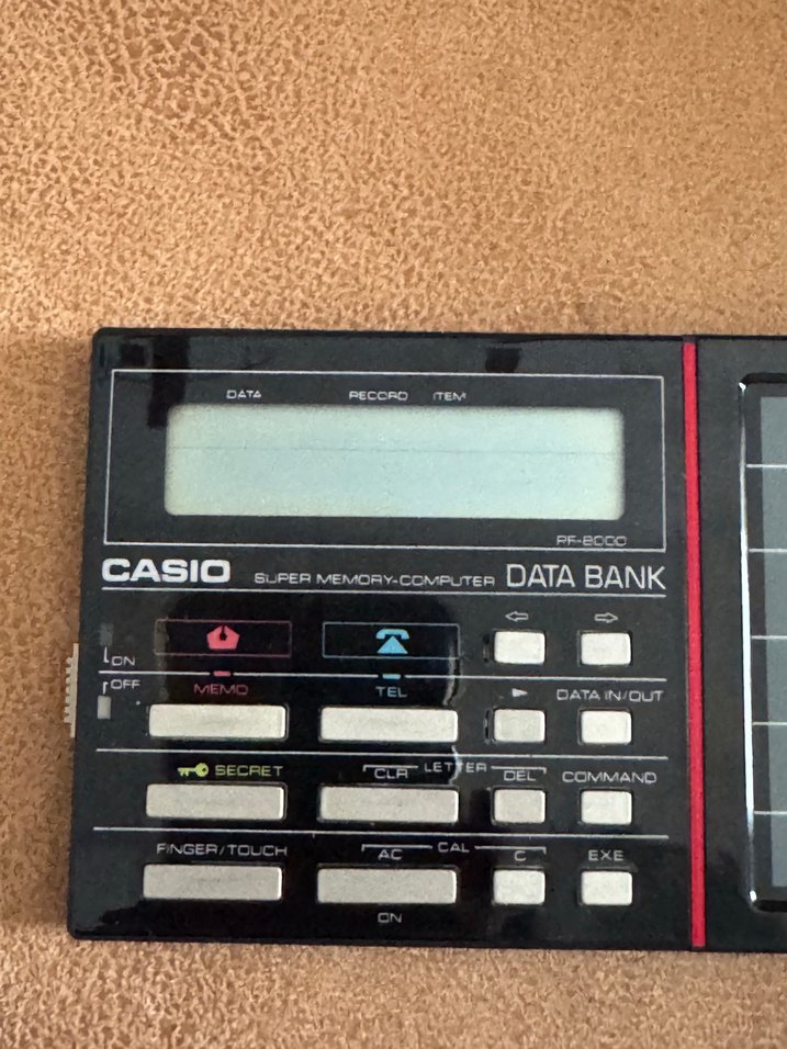 Casio Data Bank Siyah dokunmatık Klavye - Görsel 3