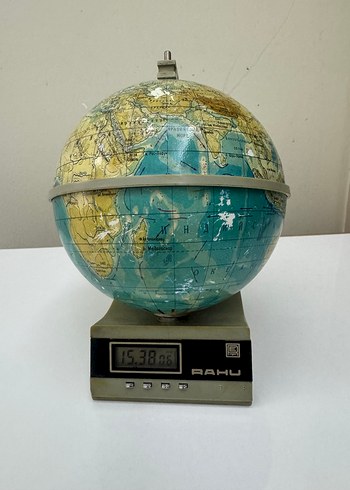 American Vintage Vintage Kuresel Masaustu Saat Radyo Antika Rus