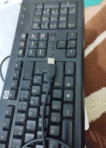 Siyah HP Kablolu Klavye - Görsel 4