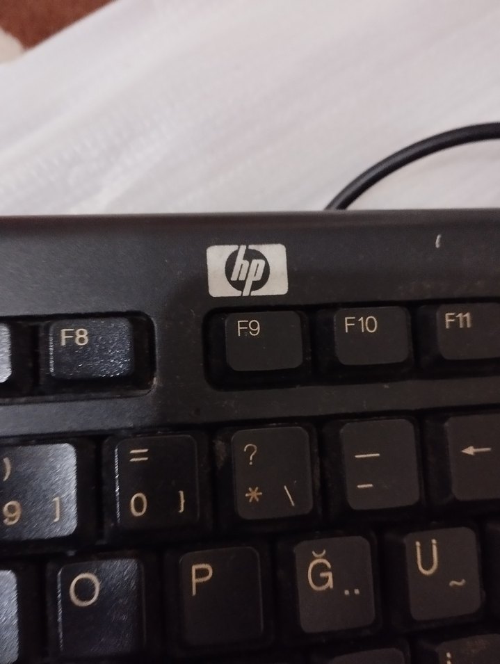 Siyah HP Kablolu Klavye - Görsel 3