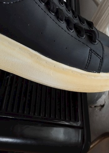 Siyah Bağcıklı  Spor Ayakkabı - Görsel 6