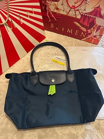 Longchamp Longchamp M boy okyanus mavisi