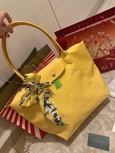 Longchamp Longchamp L boy sarı renk