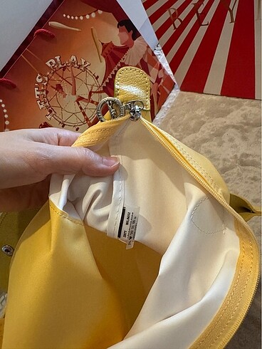  Beden Longchamp Large boy sarı renk