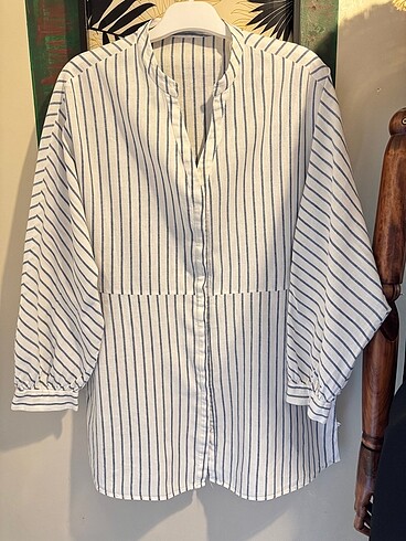 Zara linen blend gömlek