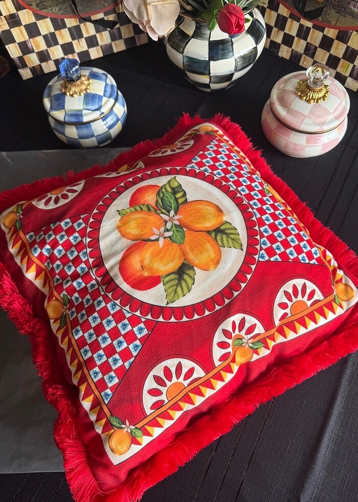 Chiara alessi kırlent - Görsel 5