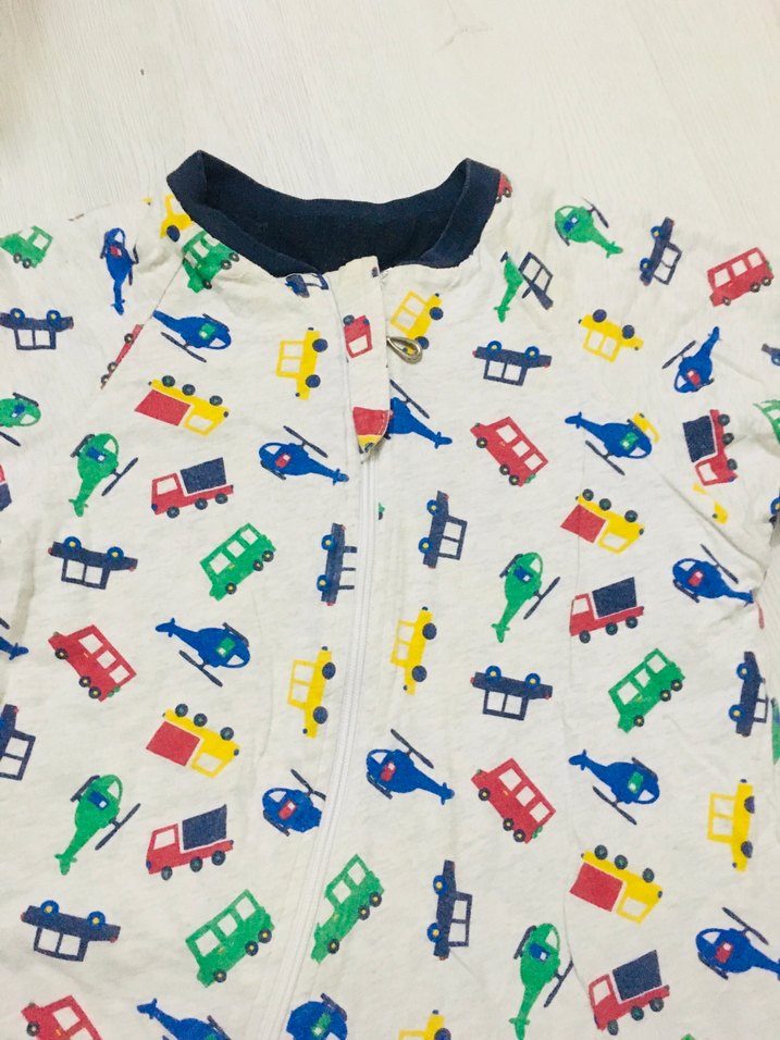 Renkli Fermuarlı Bebek Tulum - Görsel 2