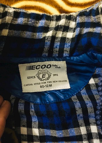 Erkek Çocuk Mavi Fermuarlı Yelek - Görsel 2