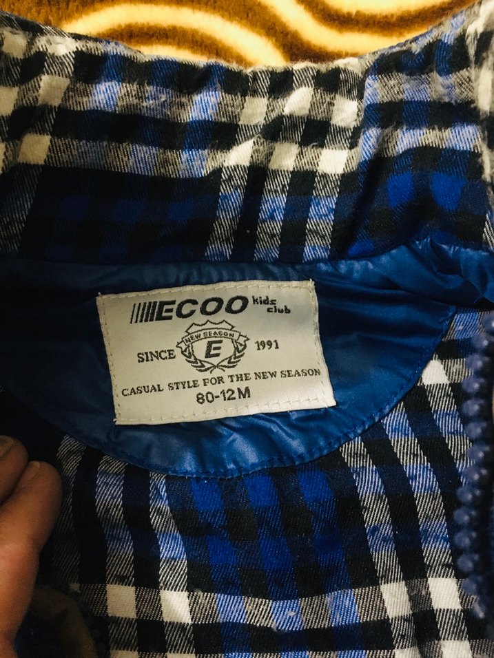 Erkek Çocuk Mavi Fermuarlı Yelek - Görsel 2