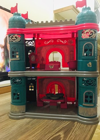 Renkli Pembe frozen  Prenses Şatosu Oyuncak Seti - Görsel 2