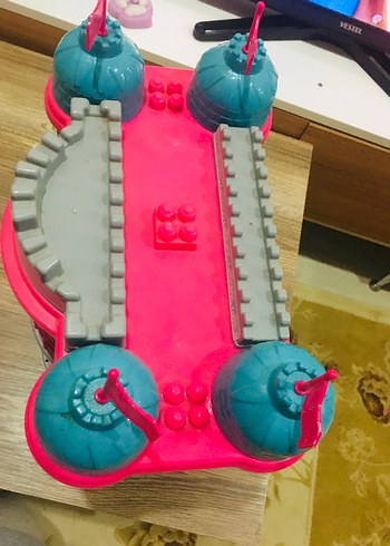 Renkli Pembe frozen  Prenses Şatosu Oyuncak Seti - Görsel 6