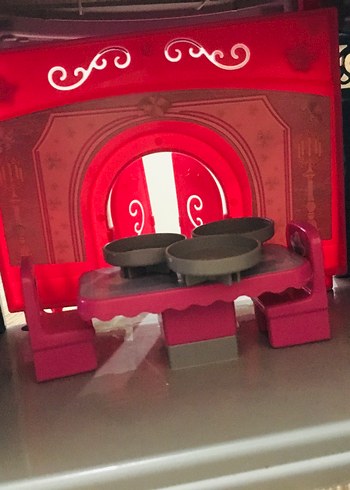 Renkli Pembe frozen  Prenses Şatosu Oyuncak Seti - Görsel 4