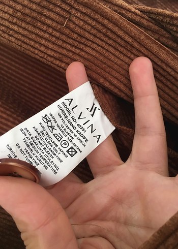 Kahverengi Kadın Süet Kemerli Uzun Kaban - Görsel 3