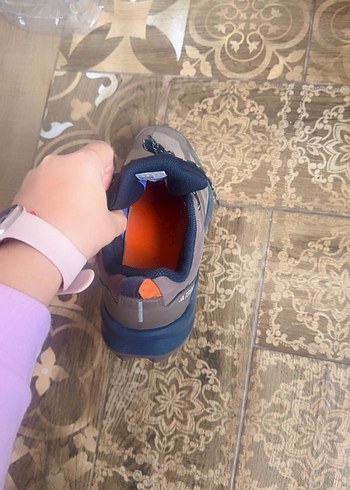 Bağcıklı Gri Mavi Outdoor Erkek Ayakkabı goratex - Görsel 6