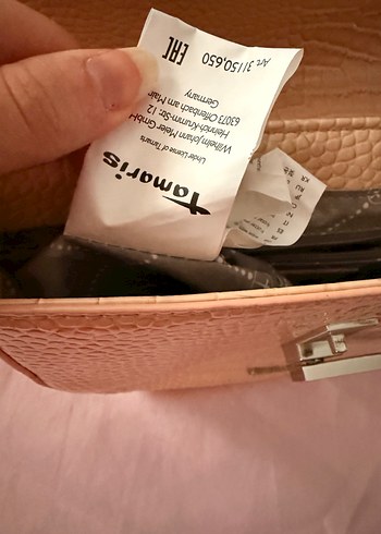 Bej Yılan Desenli Deri Kemerli Kadın Çanta - Görsel 3