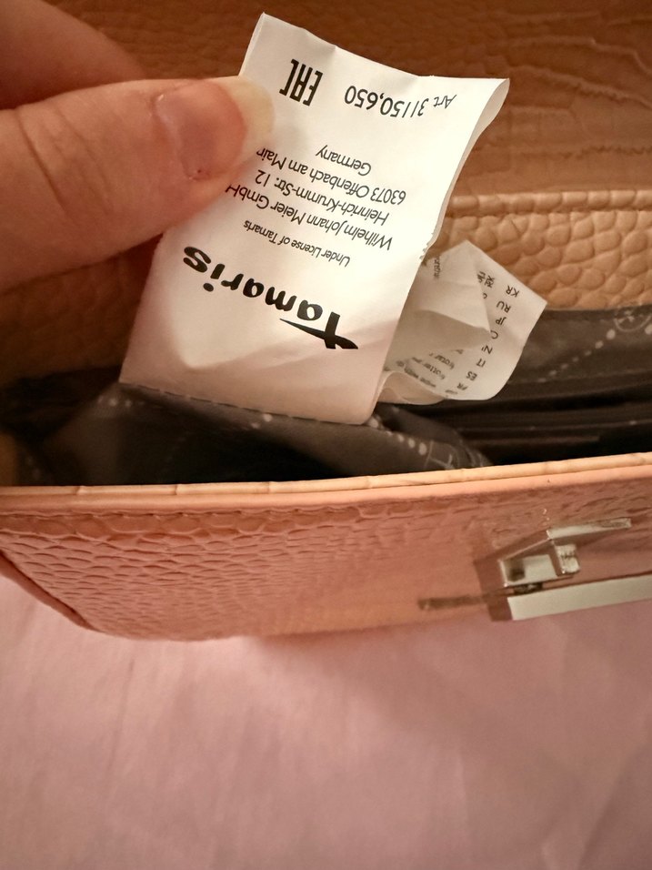 Bej Yılan Desenli Deri Kemerli Kadın Çanta - Görsel 3