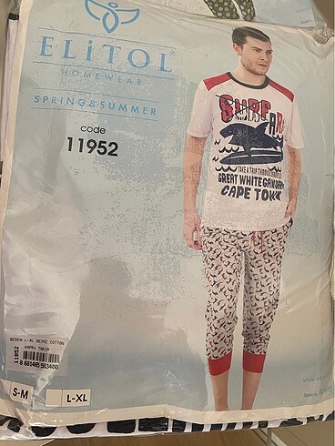 Erkek pijama takımı