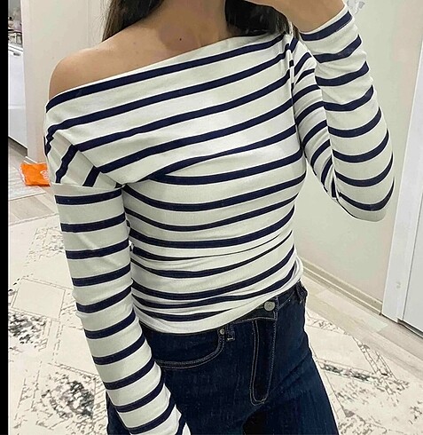 Çizgili bluz