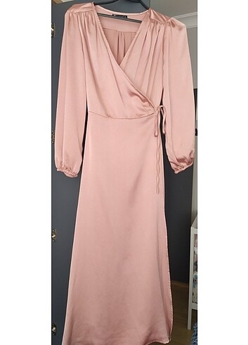 Abiye Elbise Pudra Pembe Vintage