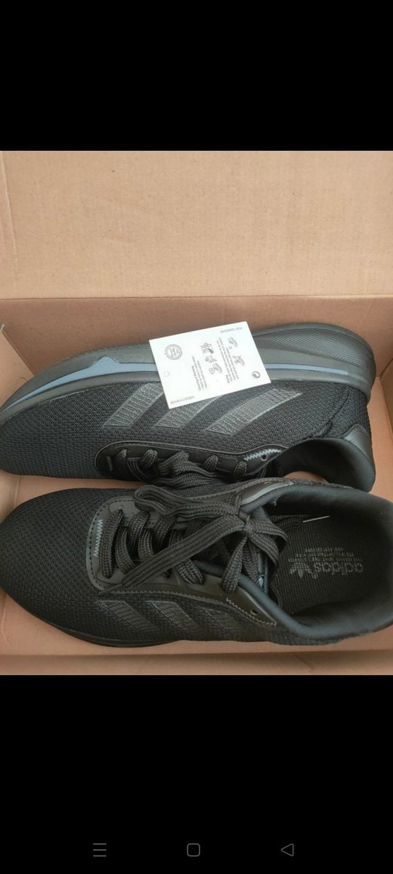 Siyah Adidas Spor Ayakkabı - Görsel 4