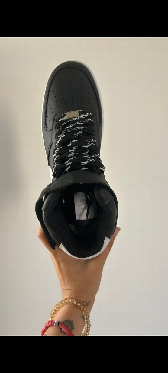 Siyah Beyaz Nike Spor Bot - Görsel 4