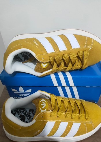 Sarı adidas unisex spor ayakkabı - Görsel 8