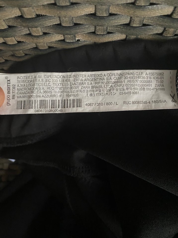 Zara Siyah Erkek Regular Fit Eşofman Altı - Görsel 4