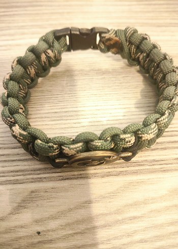 Erkek Haki Vintage Bileklik - Görsel 2