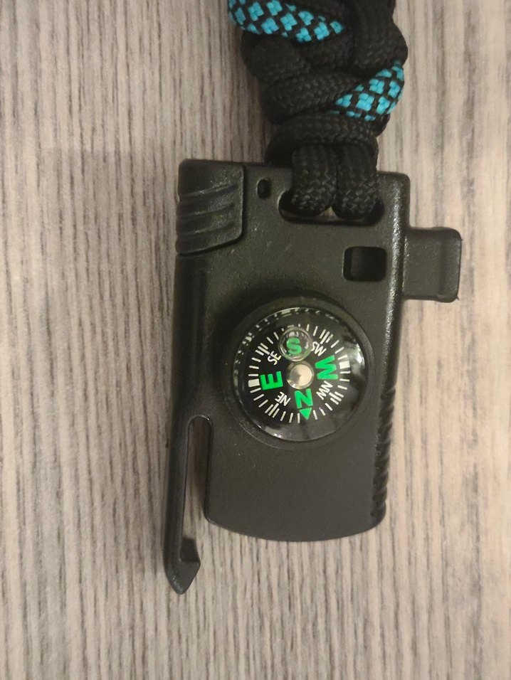 Biker Tarzı Turkuaz Erkek Bileklik - Görsel 4