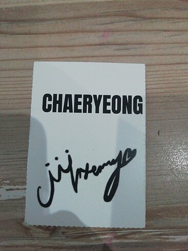  Chaeryeoung photocard