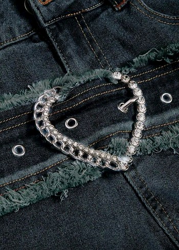 streetwear y2k kalpli jean - Görsel 3