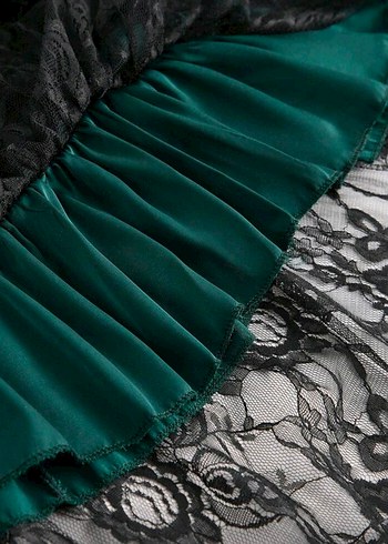 Dantelli Gotik Uzun Etek - Görsel 4