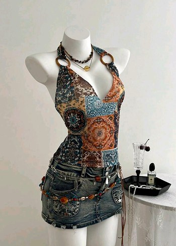 hippie bohem vintage bluz