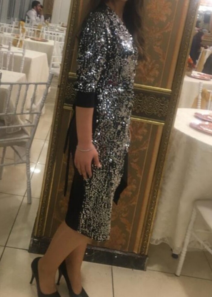 Payetli elbise - Görsel 2