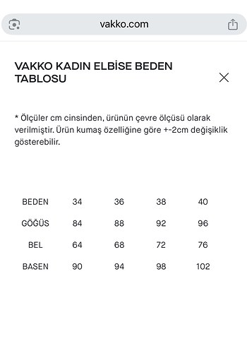 Vakko dokuma elbise 36 beden - Görsel 6