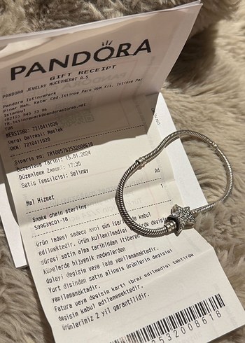 Pandora Pandora Yıldız Bileklik 18 numara-18cm