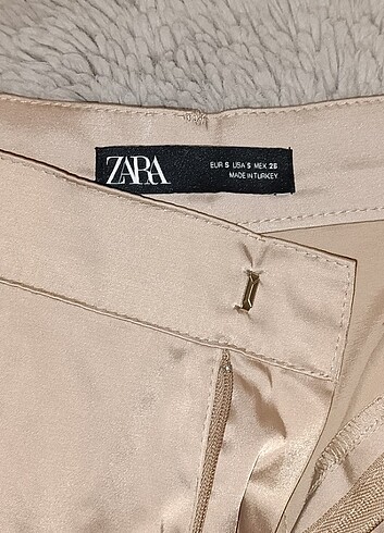 Zara Zara parlak kumas kargocu pantolon