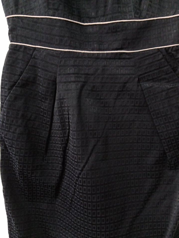 Siyah Midi Elbise - Görsel 2